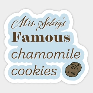 Mrs. Selvig’s Famous Chamomile Cookies Sticker